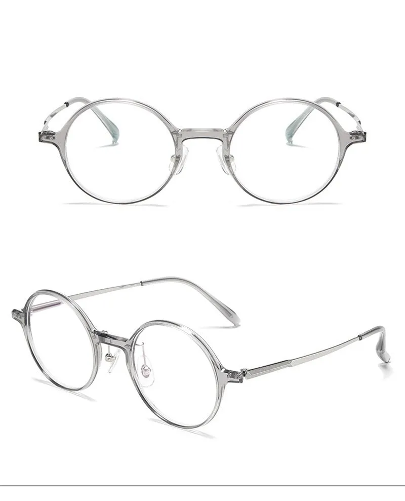 Aissuarvey Full Round Rim Titanium Acetate Frame Eyeglasses Unisex