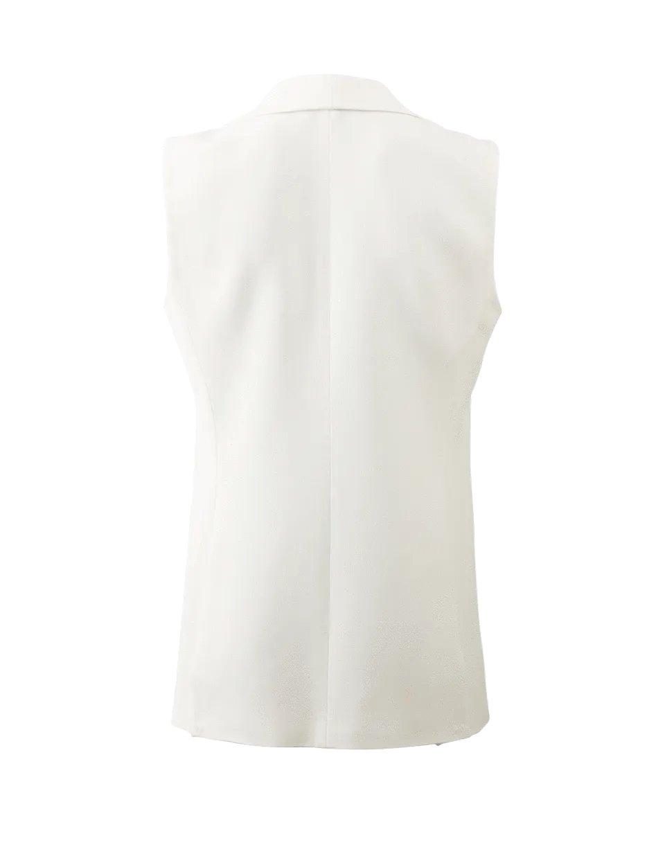 Crepe Suit Vest
