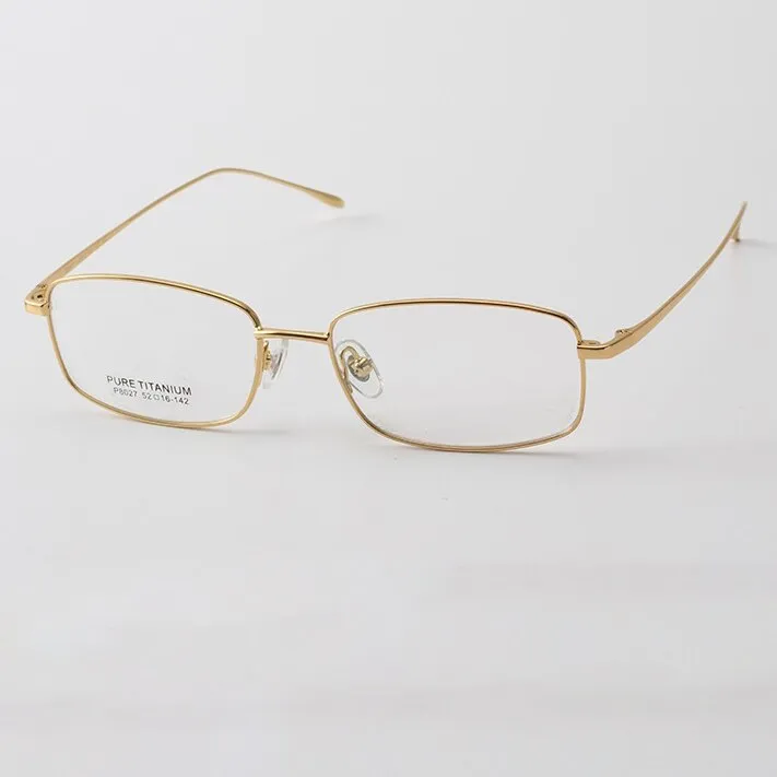 Cubojue Unisex Full Rim Square 135mm Titanium Reading Glasses