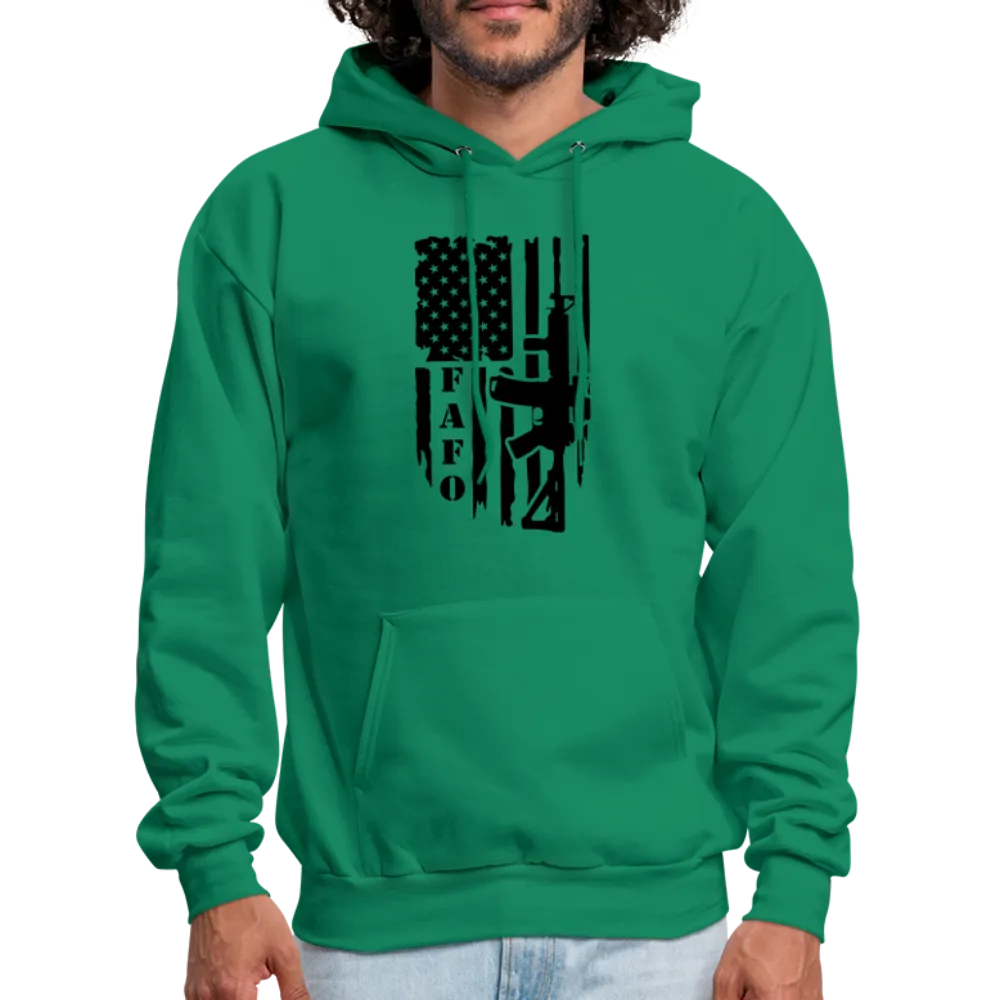 FAFO Hoodie with AR15 & American Flag
