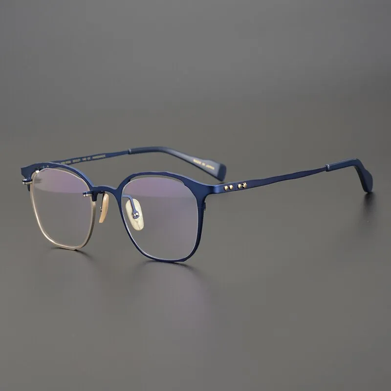 Gatenac Unisex Full Rim Square Titanium Eyeglasses Gxyj870