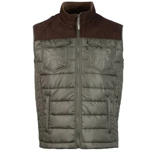 Hooey Men’s Vest Packable Olive/Brown