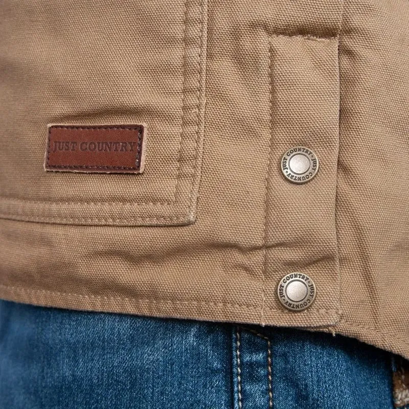 Just Country Mens Diamantina Jacket Khaki (MWOJ1916)