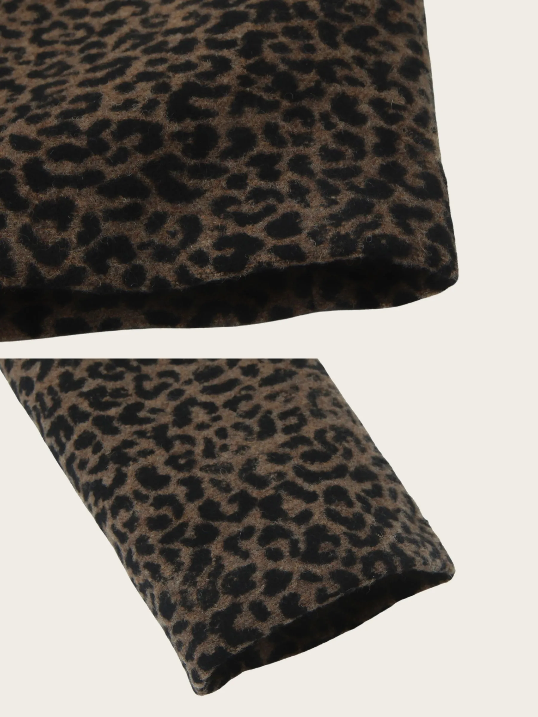 Livvy Leopard Print Long Coat