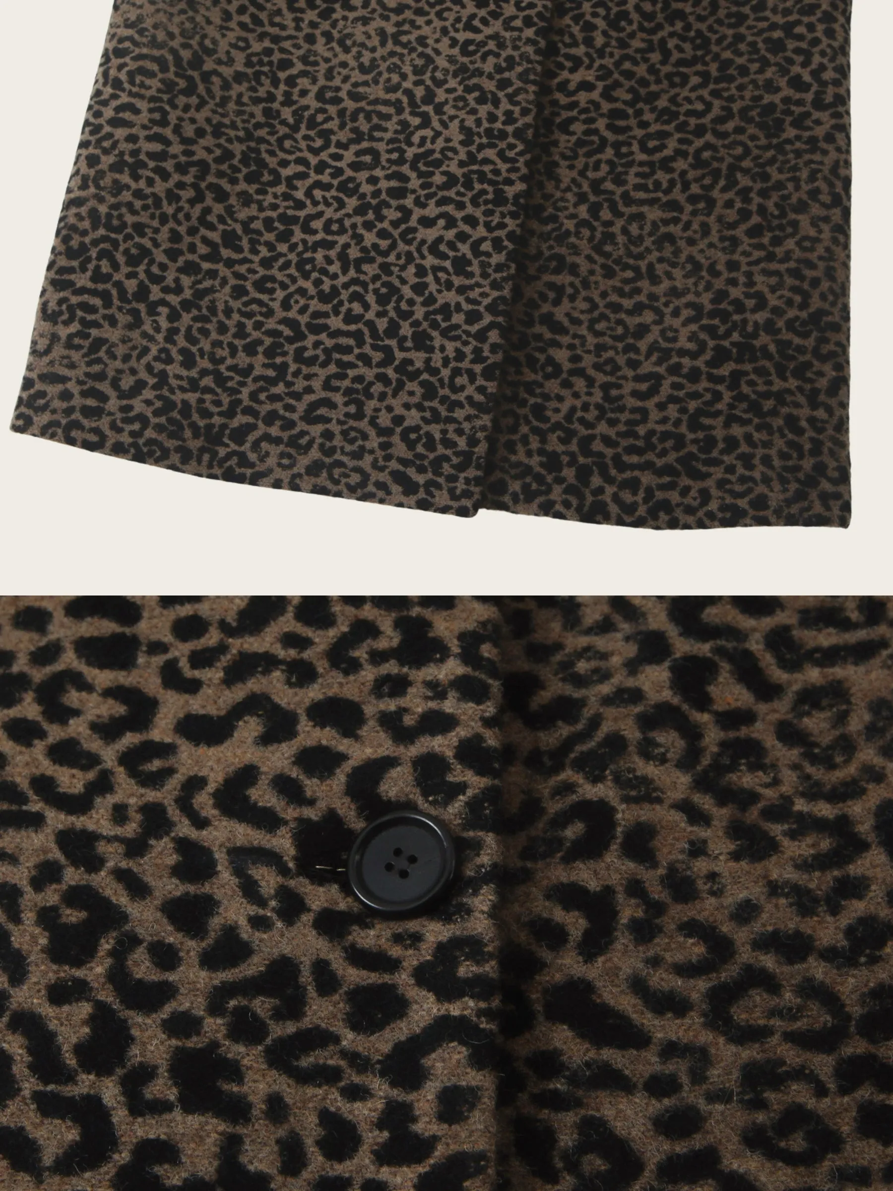 Livvy Leopard Print Long Coat