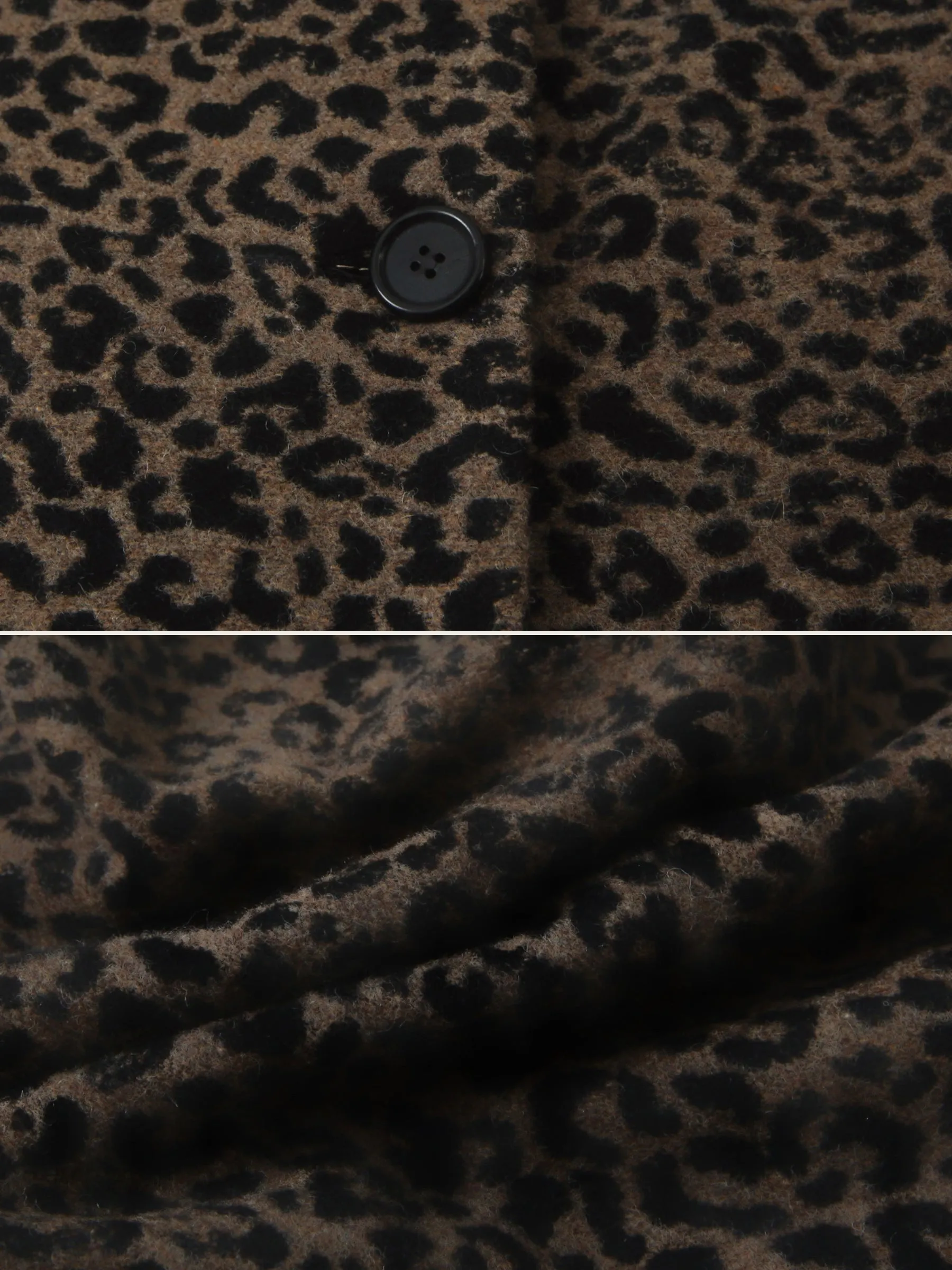 Livvy Leopard Print Long Coat