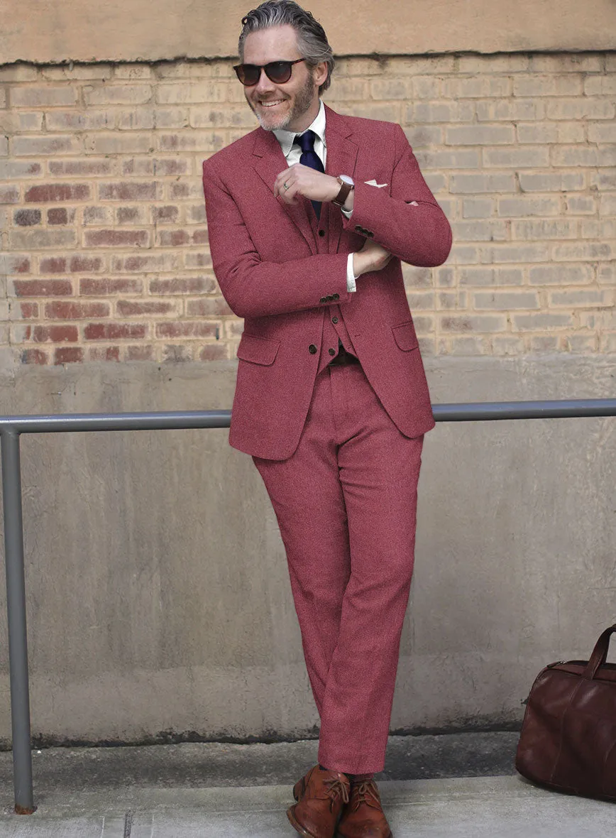 Naples Venetian Pink Tweed Suit
