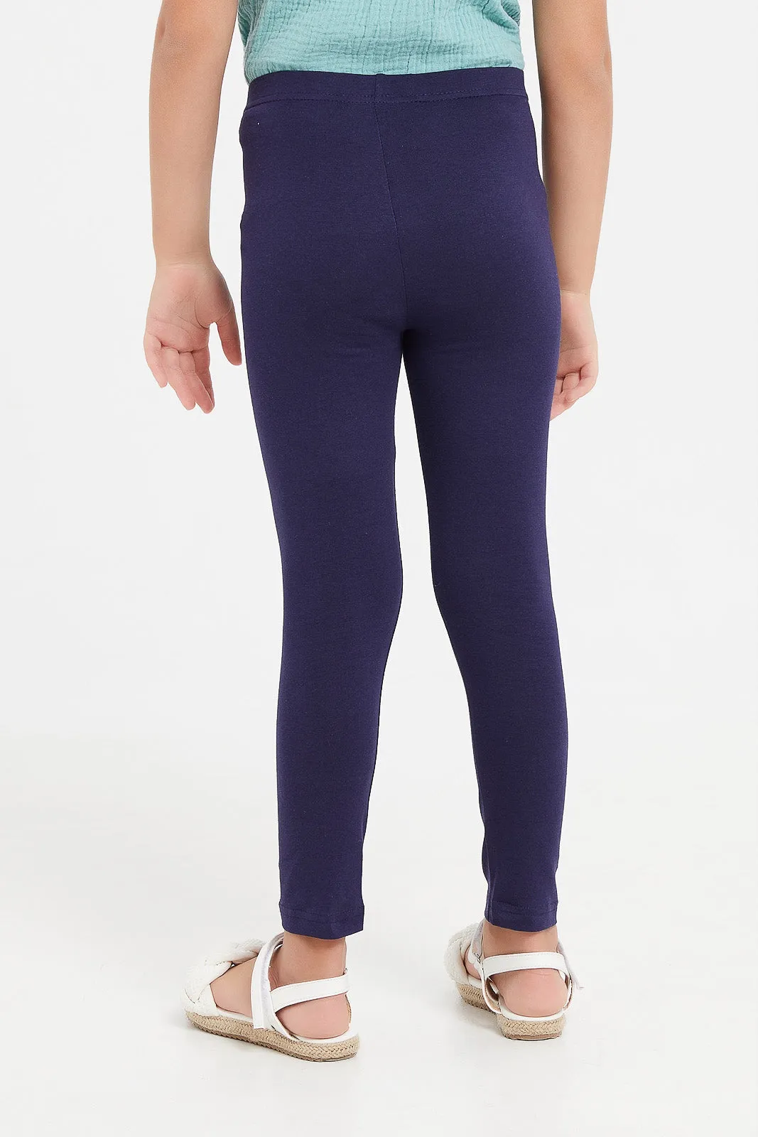 Navy Basic Legging