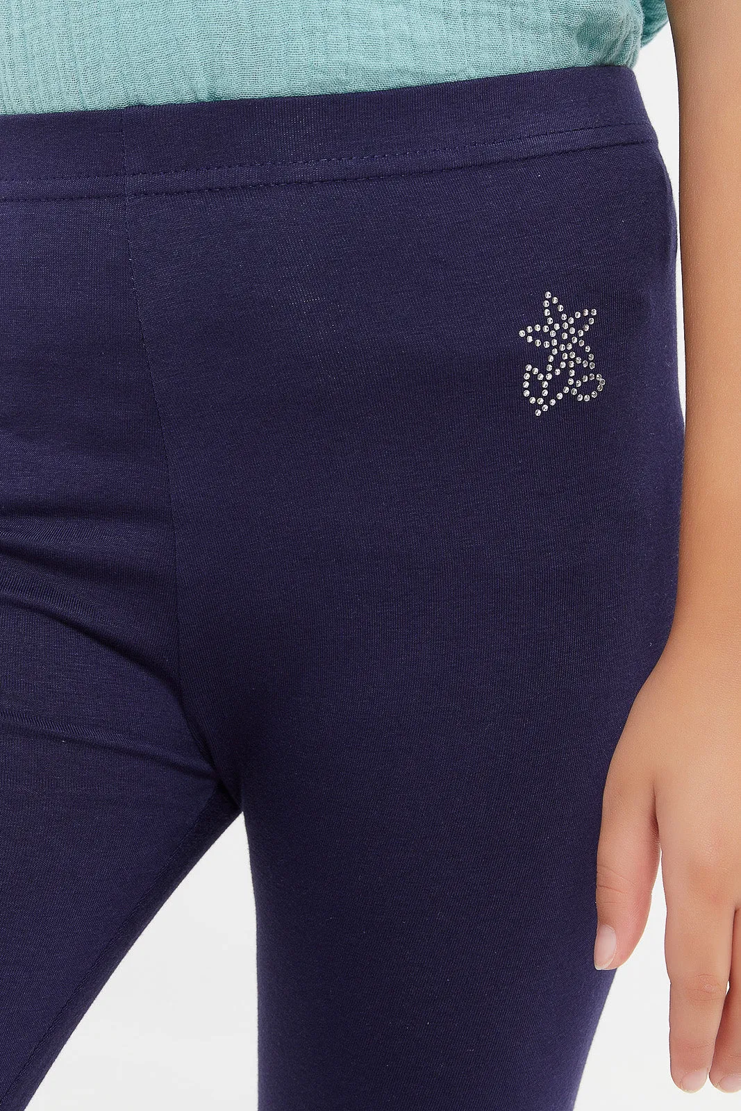 Navy Basic Legging
