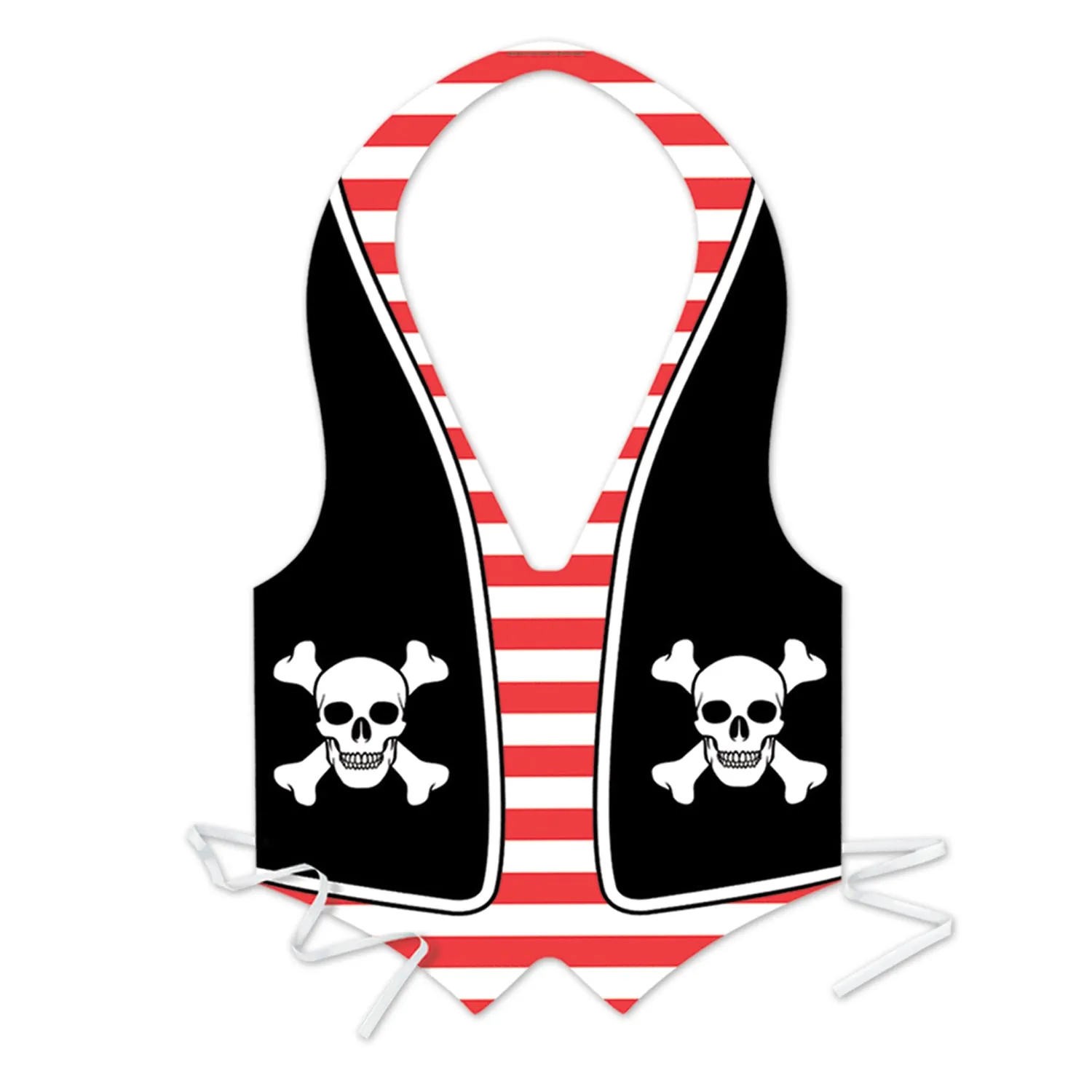 Plastic Pirate Vest Each