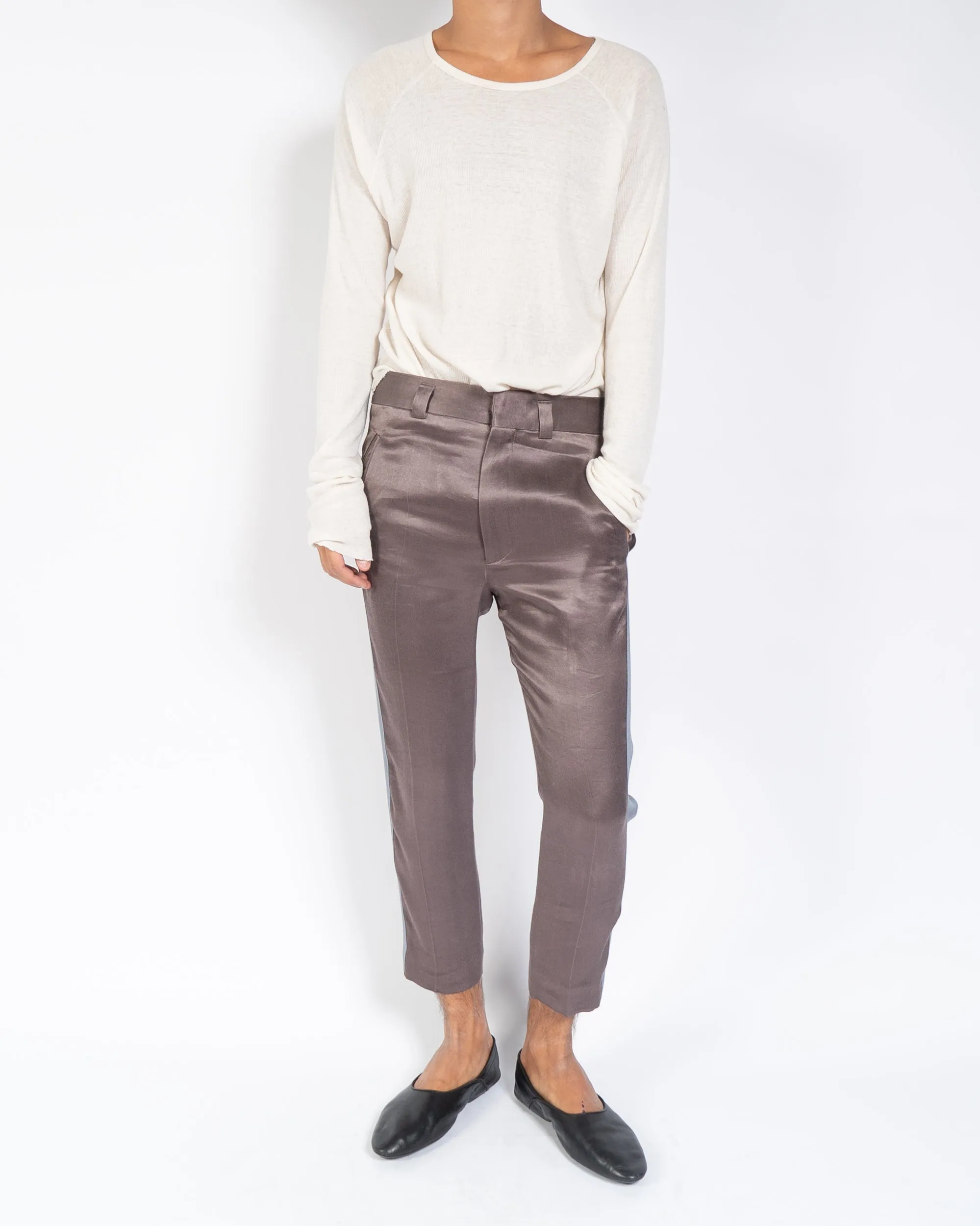 SS15 Lilac Cropped Amorpha Trousers