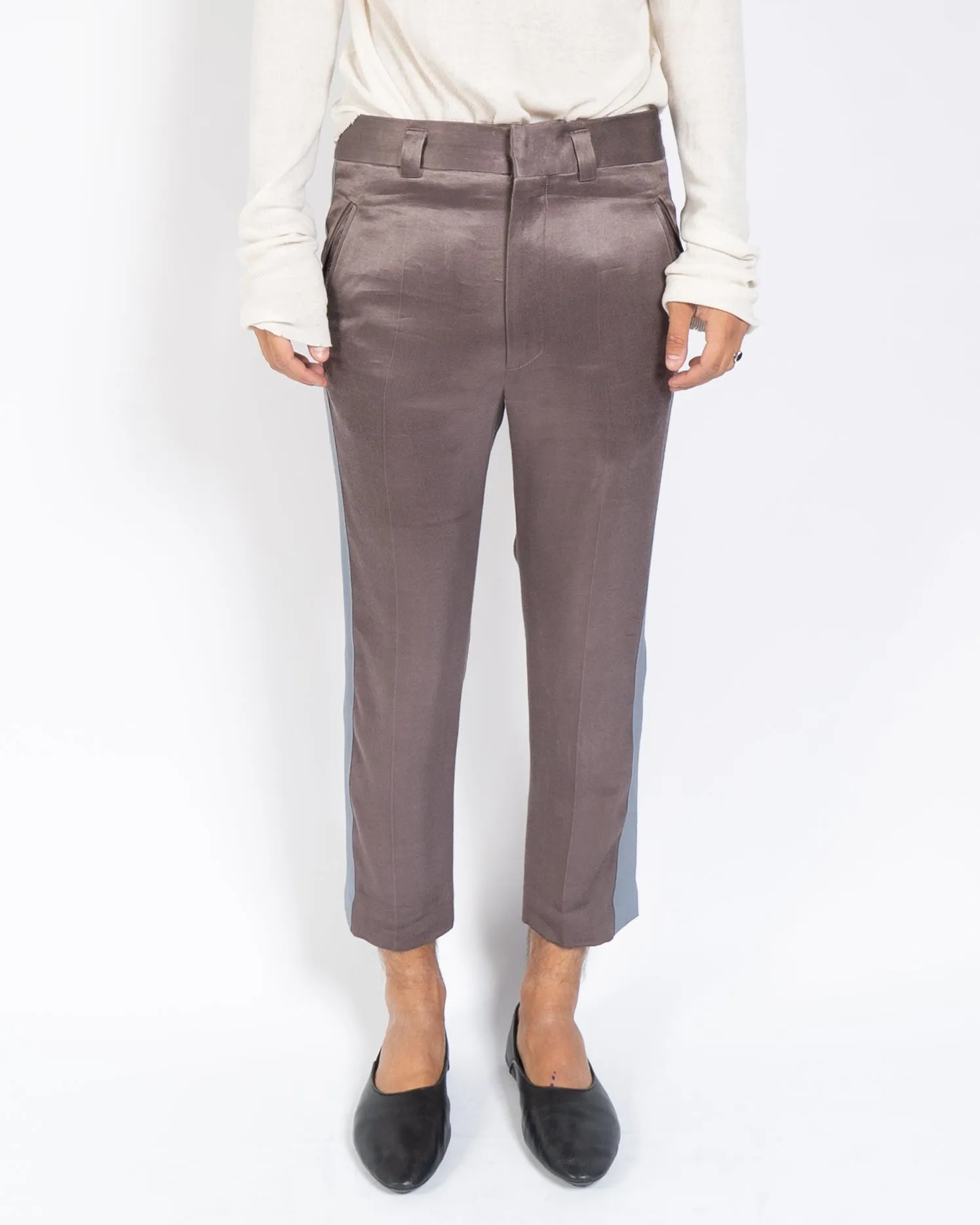 SS15 Lilac Cropped Amorpha Trousers