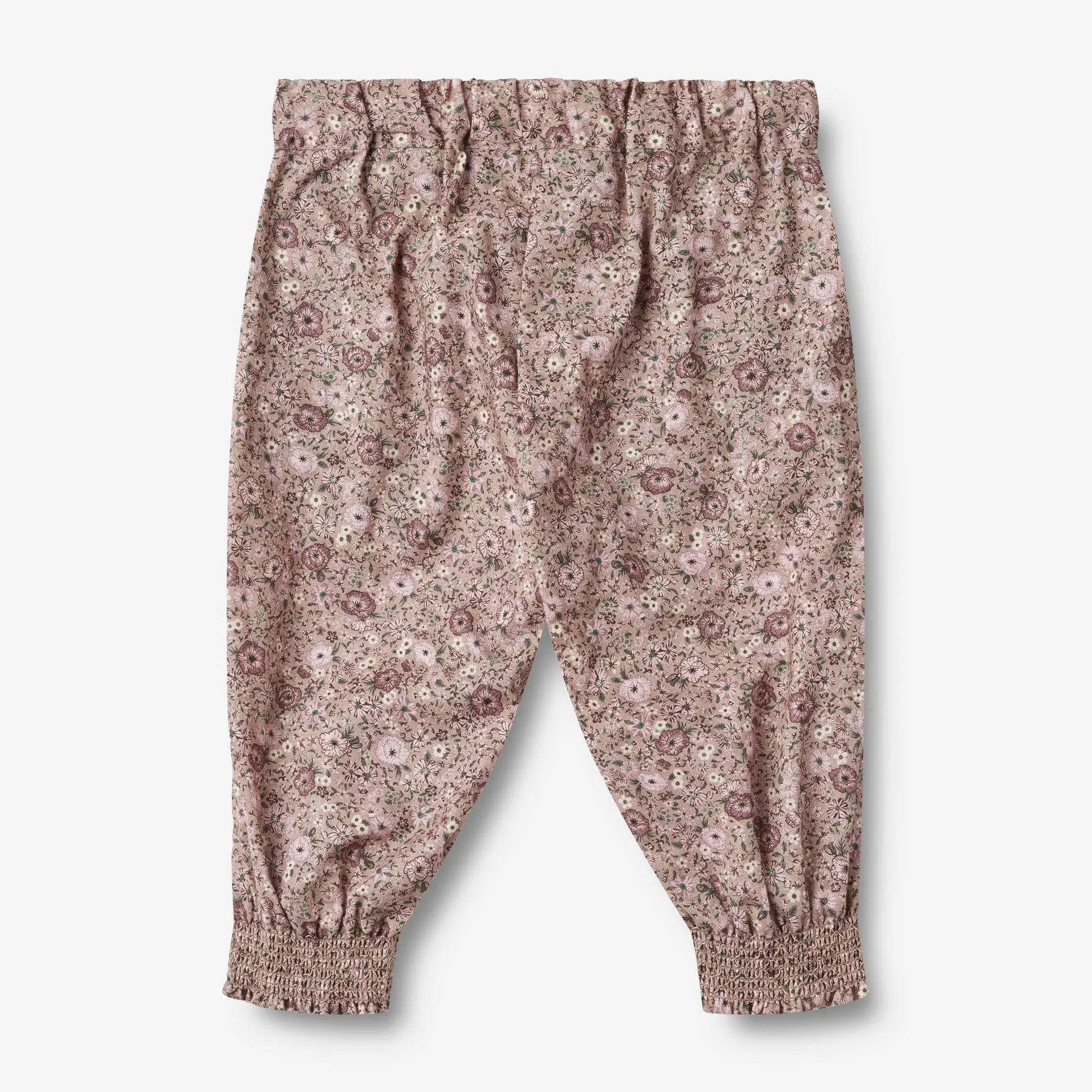 Trousers Sara - rose shadow flowers