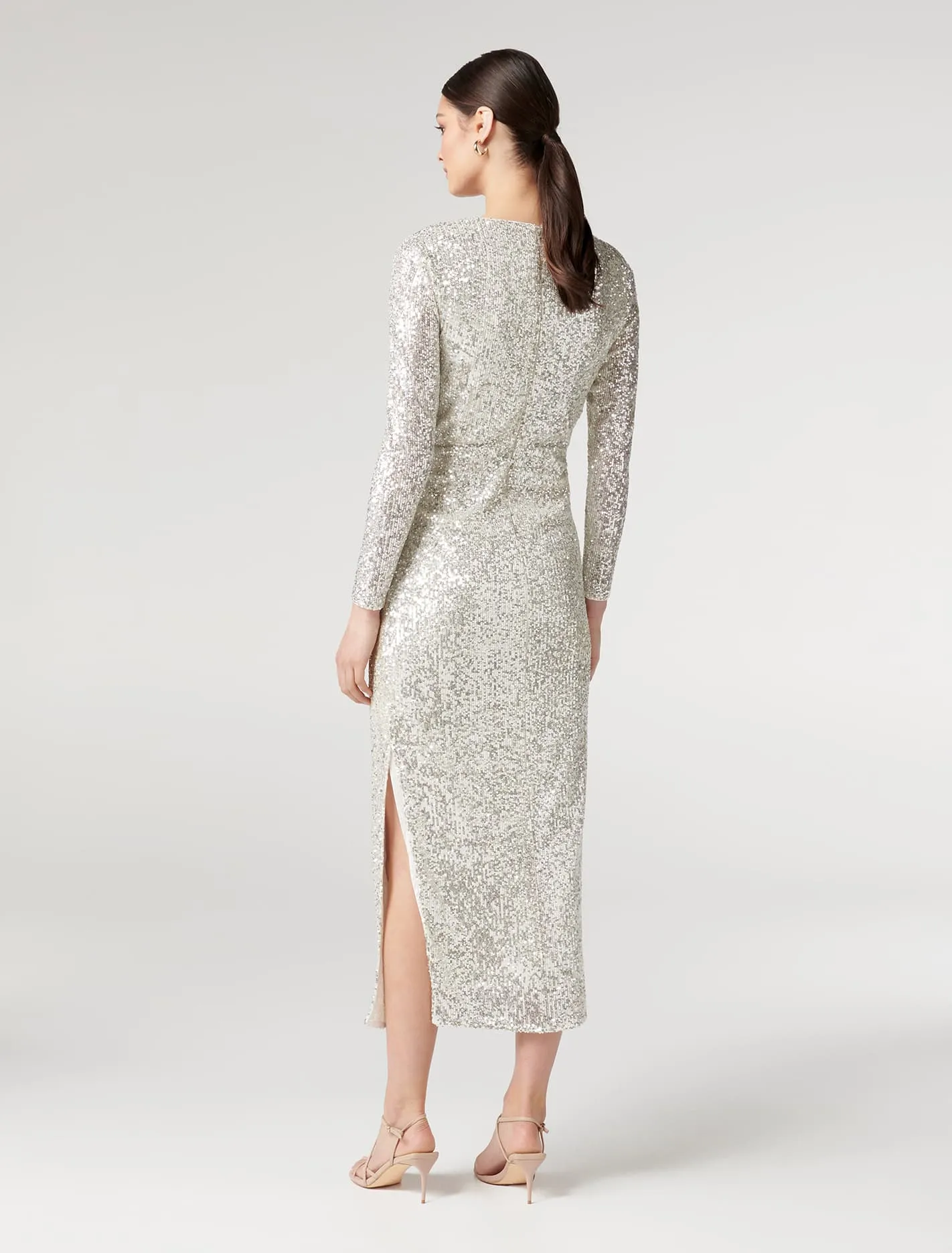 Winona Sequin Column Midi Dress