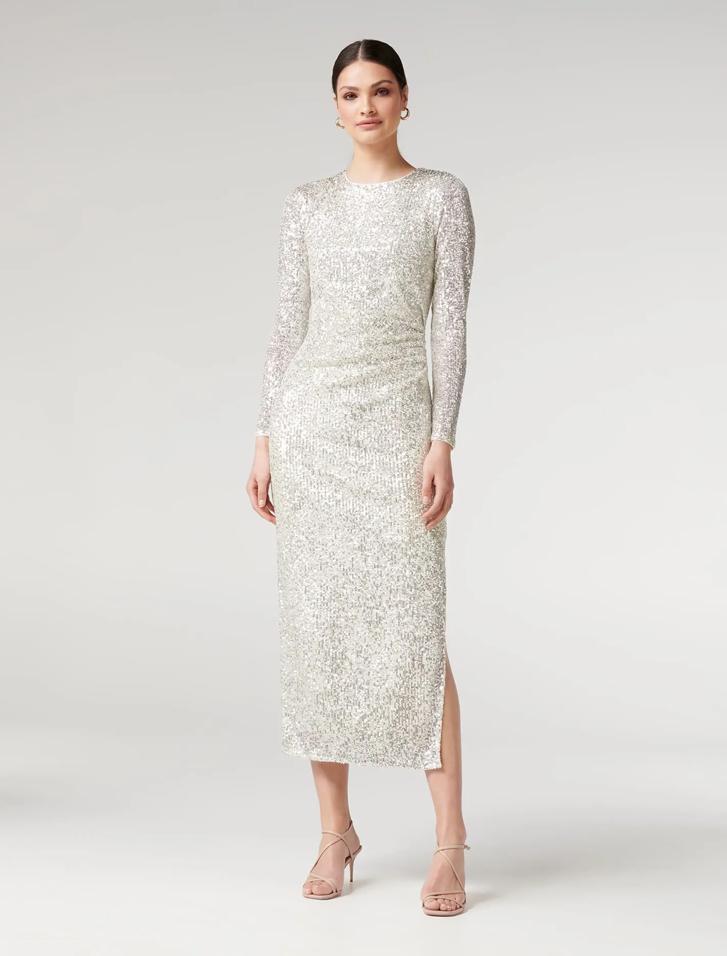 Winona Sequin Column Midi Dress