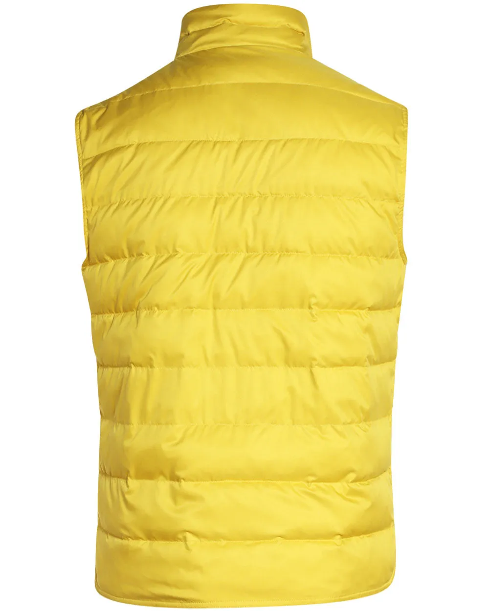 Yellow Quilted Nylon Vest